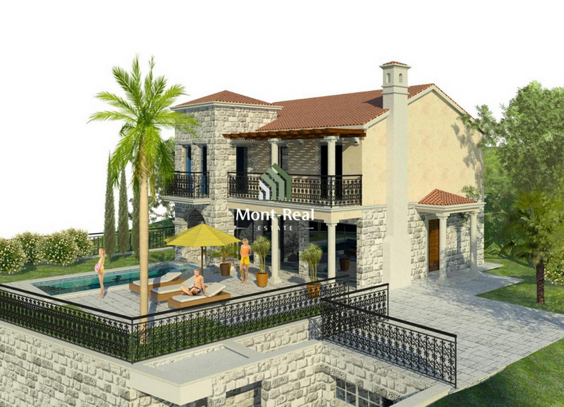 Prodaje se vila u izgradnji u Bečićima, Budva K030BD