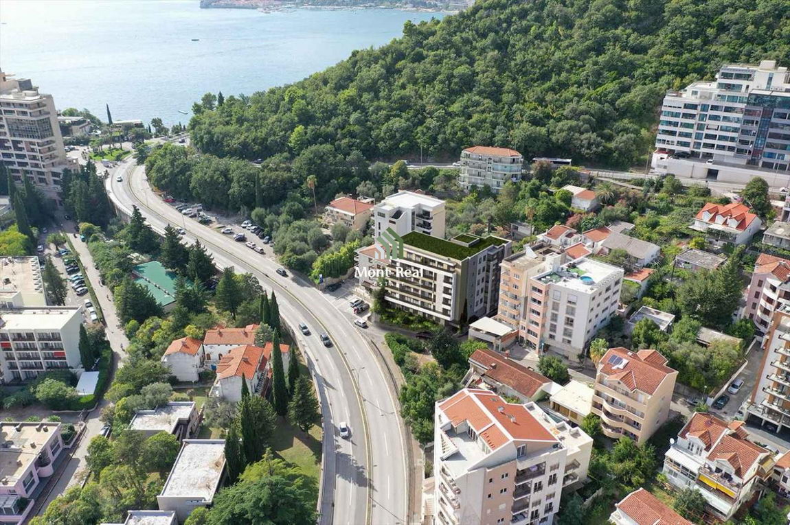 Jednosoban stan u novogradnji Bečići – pogled na more i odlična lokacija S325BD